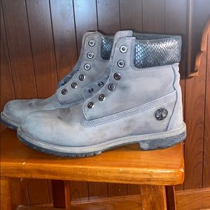 Grey Timberland Women’s Boots (10)
